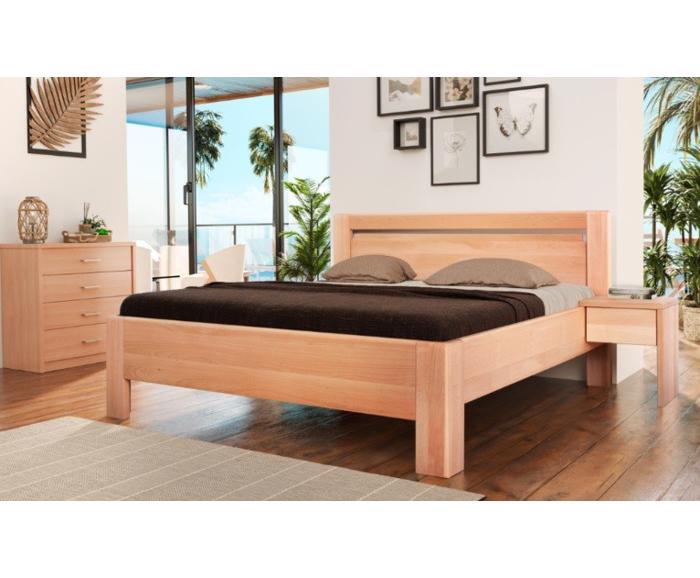 Fotogalerie Vysoká postel z masivu Kolacia Design Matrix 2 160/180x200 - výběr odstínů