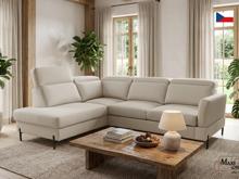 Fotogalerie Sedací souprava HANA (Fagus) – Rohová sestava s rozkladem a úložným prostorem