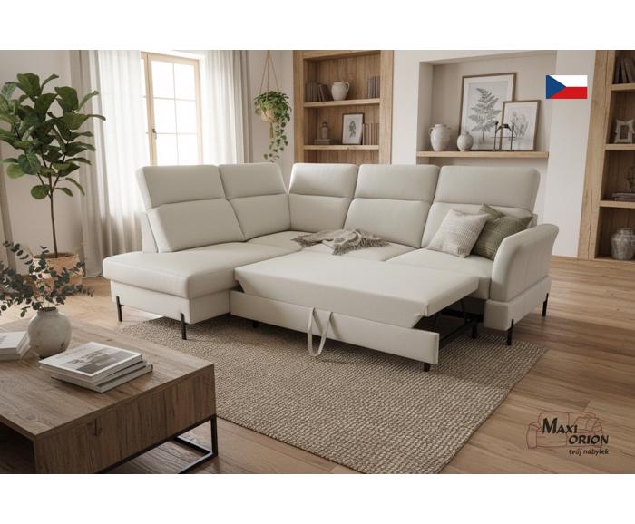 Fotogalerie Sedací souprava HANA (Fagus) – Rohová sestava s rozkladem a úložným prostorem