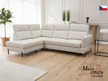 Fotogalerie Sedací souprava HANA (Fagus) – Rohová sestava s rozkladem a úložným prostorem