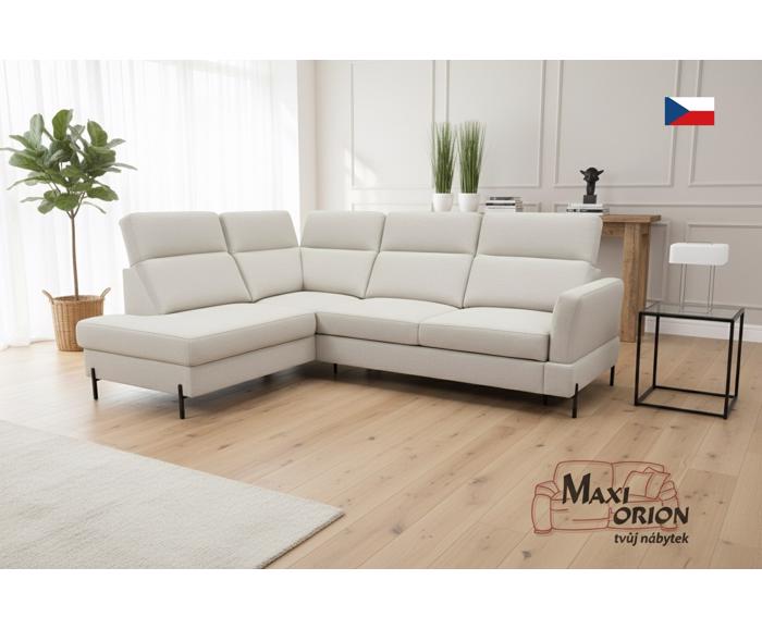 Fotogalerie Sedací souprava HANA (Fagus) – Rohová sestava s rozkladem a úložným prostorem