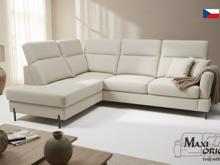 Fotogalerie Rohová sedací souprava Hana z masivu | Rozkládací, česká výroba