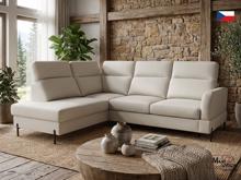 Fotogalerie Sedací souprava HANA (Fagus) – Rohová sestava s rozkladem a úložným prostorem