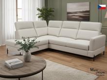 Fotogalerie Sedací souprava HANA (Fagus) – Rohová sestava s rozkladem a úložným prostorem