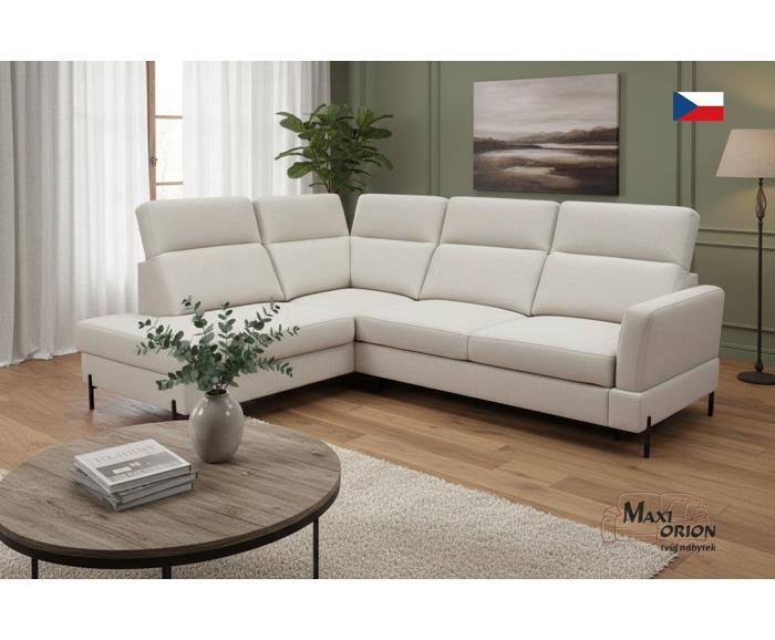 Fotogalerie Sedací souprava HANA (Fagus) – Rohová sestava s rozkladem a úložným prostorem