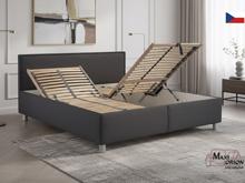 Fotogalerie Blanář čalouněná postel Oregon 180x200 s úložným prostorem – výběr barvy