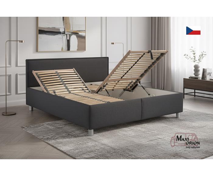 Fotogalerie Blanář čalouněná postel Oregon 180x200 s úložným prostorem – výběr barvy