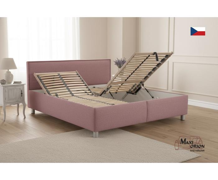 Fotogalerie Blanář čalouněná postel Oregon 180x200 s úložným prostorem – výběr barvy