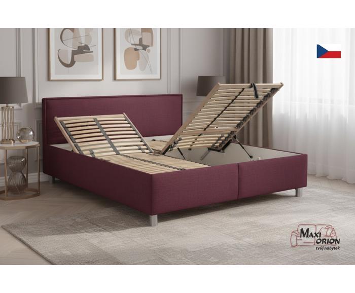 Fotogalerie Blanář čalouněná postel Oregon 180x200 s úložným prostorem – výběr barvy