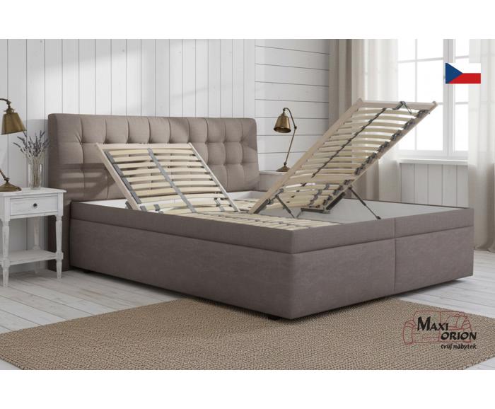 Fotogalerie Blanář - čalouněná postel Moon 180x200 cm – výběr barev