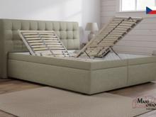 Fotogalerie Blanář - čalouněná postel Moon 180x200 cm – výběr barev