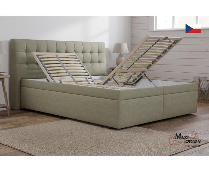 Fotogalerie Blanář - čalouněná postel Moon 180x200 cm – výběr barev