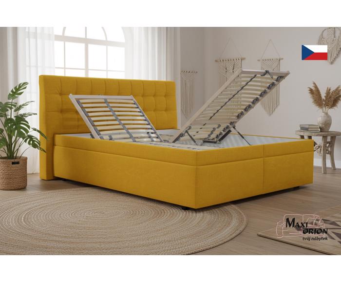 Fotogalerie Blanář - čalouněná postel Moon 180x200 cm – výběr barev