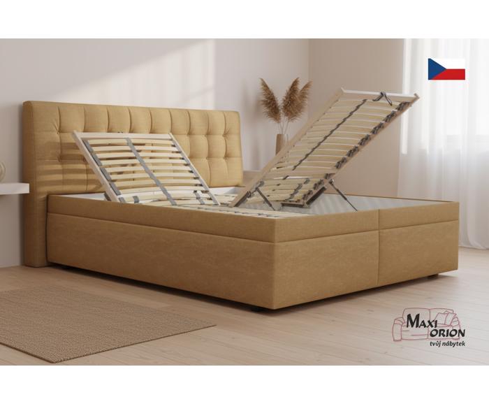 Fotogalerie Blanář - čalouněná postel Moon 180x200 cm – výběr barev