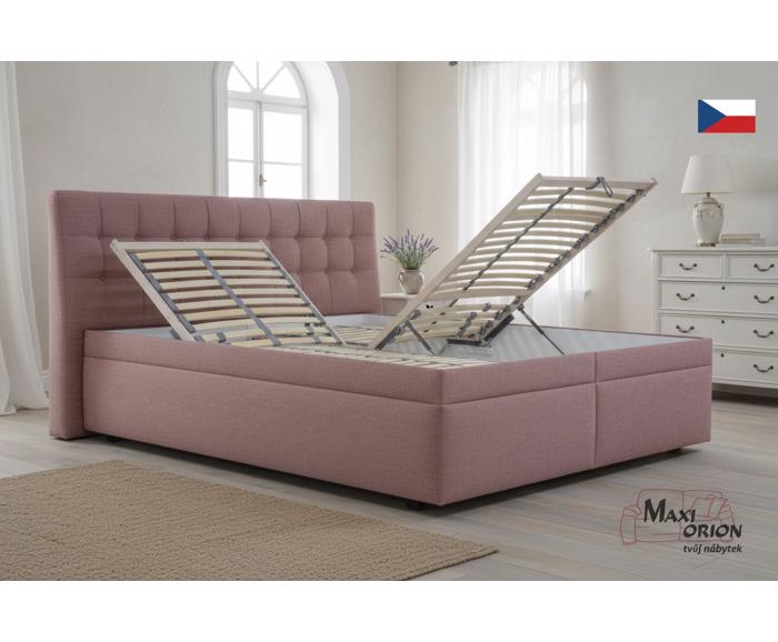 Fotogalerie Blanář - čalouněná postel Moon 180x200 cm – výběr barev