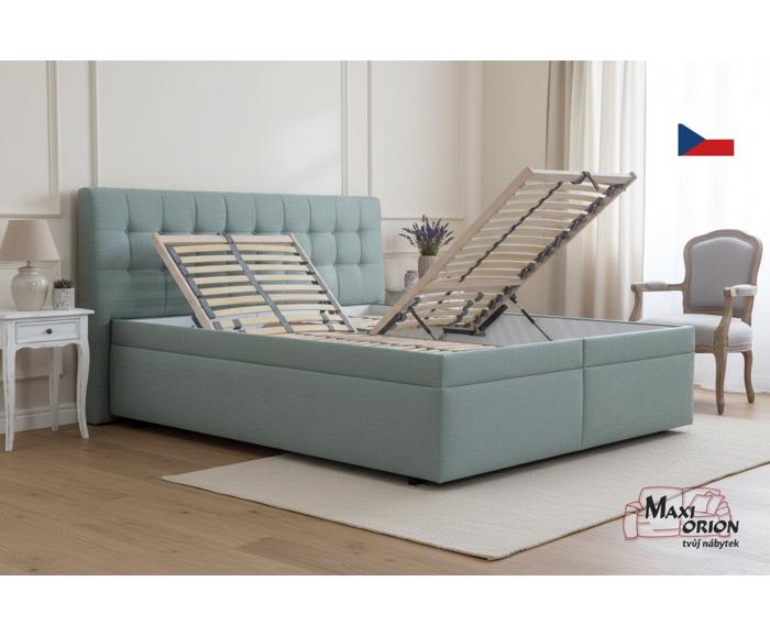 Fotogalerie Blanář - čalouněná postel Moon 180x200 cm – výběr barev