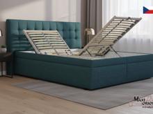 Fotogalerie Blanář - čalouněná postel Moon 180x200 cm – výběr barev