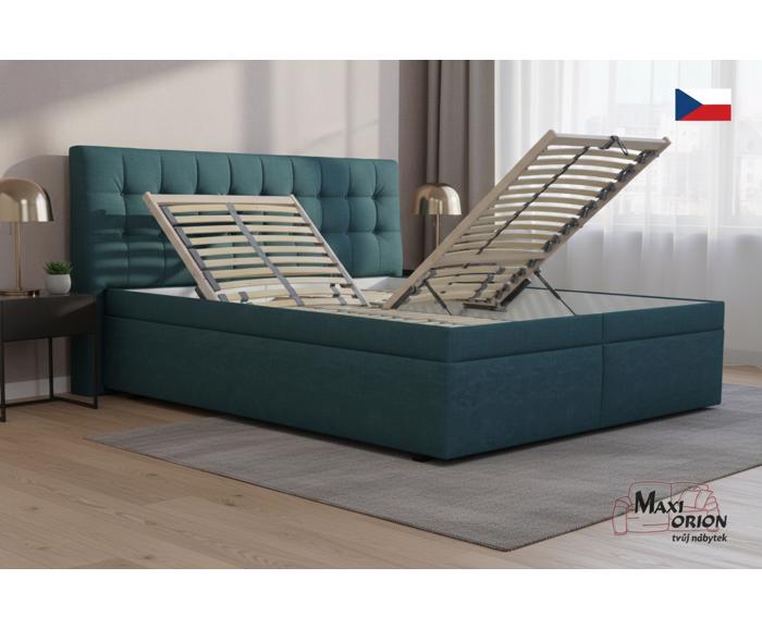 Fotogalerie Blanář - čalouněná postel Moon 180x200 cm – výběr barev