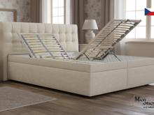 Fotogalerie Blanář - čalouněná postel Moon 180x200 cm – výběr barev