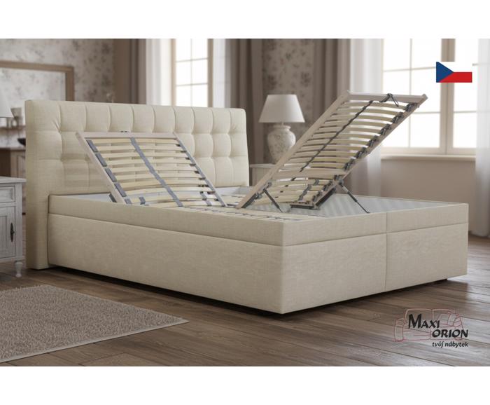 Fotogalerie Blanář - čalouněná postel Moon 180x200 cm – výběr barev