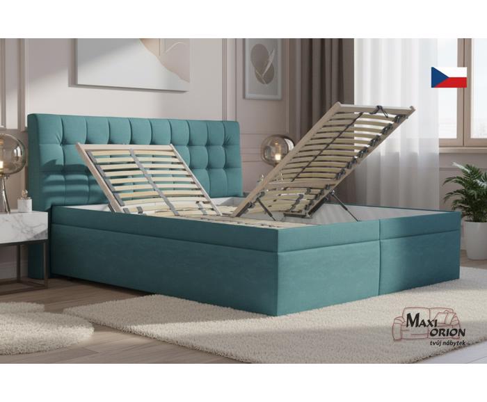 Fotogalerie Blanář - čalouněná postel Moon 180x200 cm – výběr barev