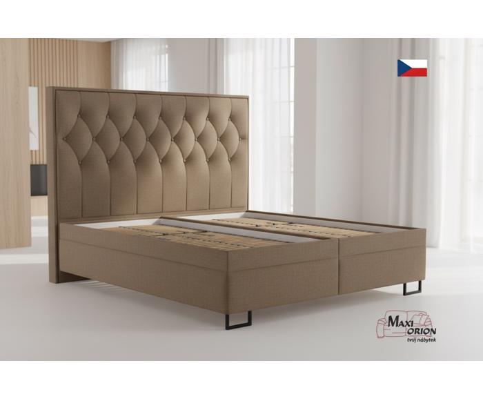 Fotogalerie Blanář Kerstin 180x200 cm luxusní čalouněná postel s lamelovými rošty - výběr barvy