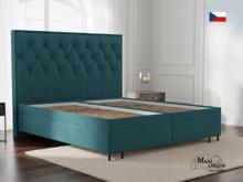 Fotogalerie Blanář Kerstin 180x200 cm luxusní čalouněná postel s lamelovými rošty - výběr barvy