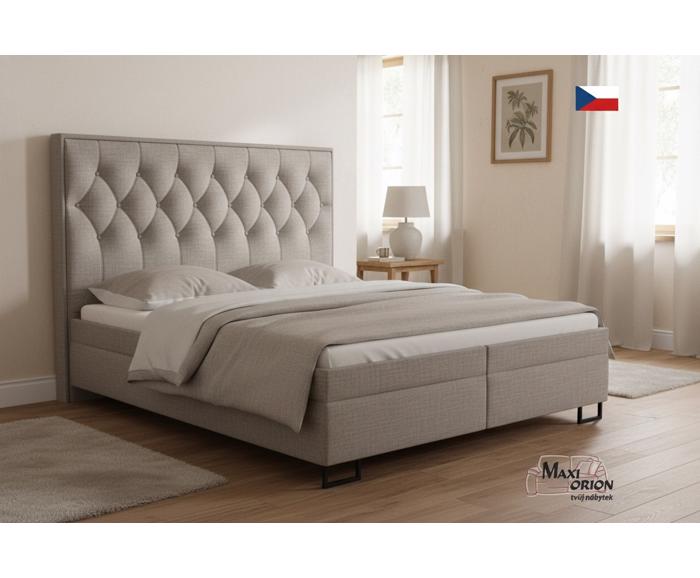 Fotogalerie Blanář Kerstin 180x200 cm luxusní čalouněná postel s lamelovými rošty - výběr barvy