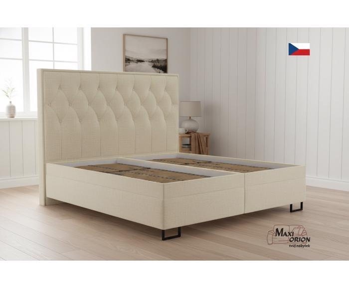 Fotogalerie Blanář Kerstin 180x200 cm luxusní čalouněná postel s lamelovými rošty - výběr barvy