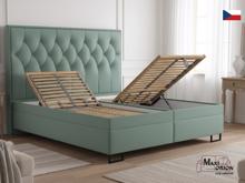 Fotogalerie Blanář Kerstin 180x200 cm luxusní čalouněná postel s lamelovými rošty - výběr barvy