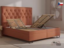 Fotogalerie Blanář Kerstin 180x200 cm luxusní čalouněná postel s lamelovými rošty - výběr barvy