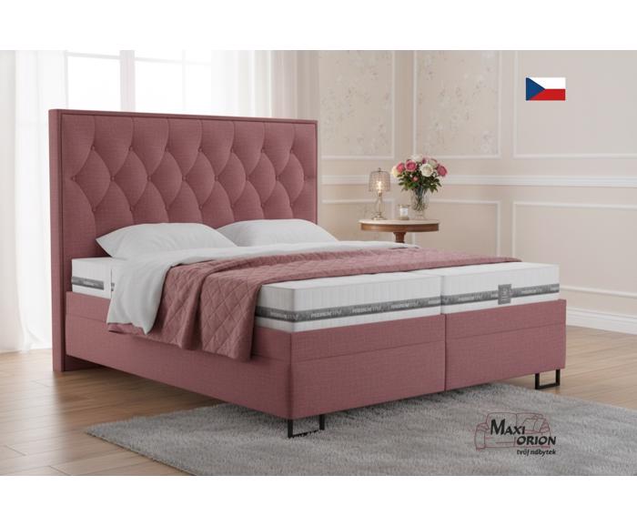 Fotogalerie Blanář Kerstin 180x200 cm luxusní čalouněná postel s lamelovými rošty - výběr barvy