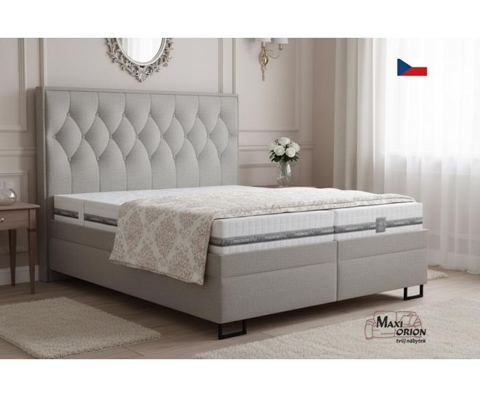 Fotogalerie Blanář Kerstin 180x200 cm luxusní čalouněná postel s lamelovými rošty - výběr barvy