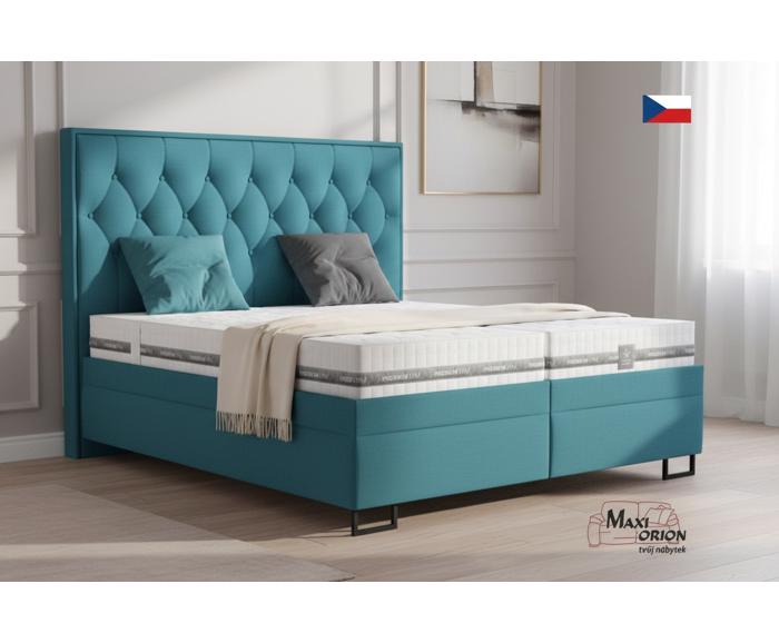 Fotogalerie Blanář Kerstin 180x200 cm luxusní čalouněná postel s lamelovými rošty - výběr barvy