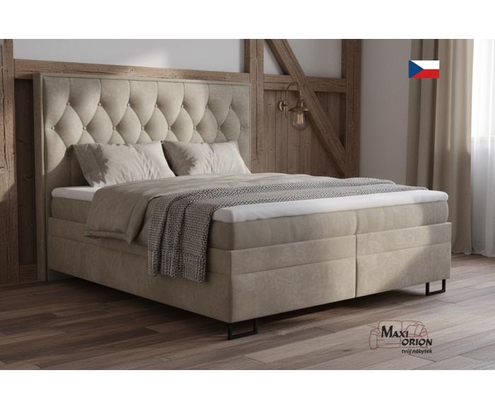 Ilustrační fotografie - luxusní postel Kerstin s rošty - ukázka interiéru