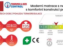 Fotogalerie Zdravotní matrace Tropico Zita 120x200x20 cm + polštářek zdarma