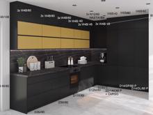 Fotogalerie Rohová kuchyňská linka Velden 367 x 269 cm