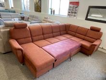 Fotogalerie Moderní sedací souprava Demo HR ve tvaru U – HR pěna, rozkládací, SKLADEM