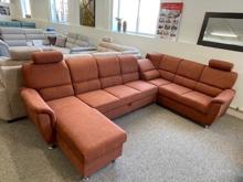 Fotogalerie Moderní sedací souprava Demo HR ve tvaru U – HR pěna, rozkládací, SKLADEM