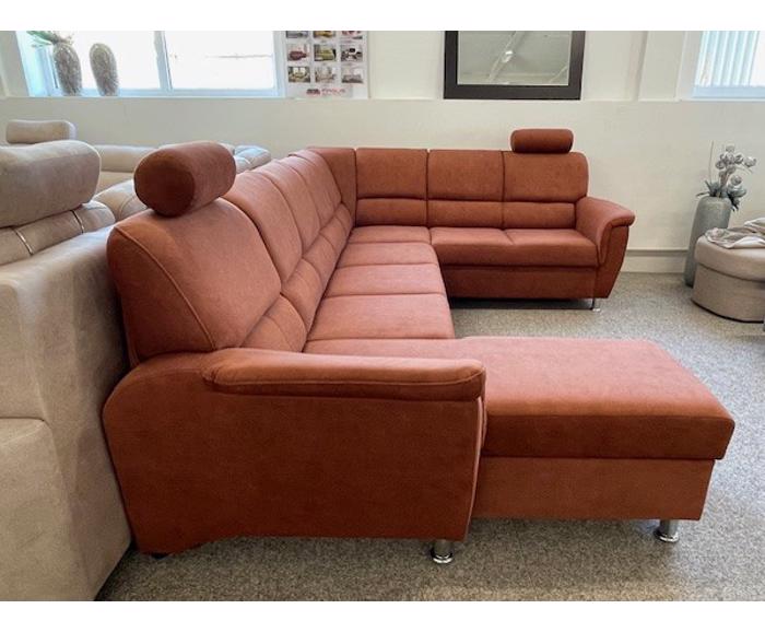 Foto z prodejny - sedací souprava Demo HR ve tvaru U - boční pohled