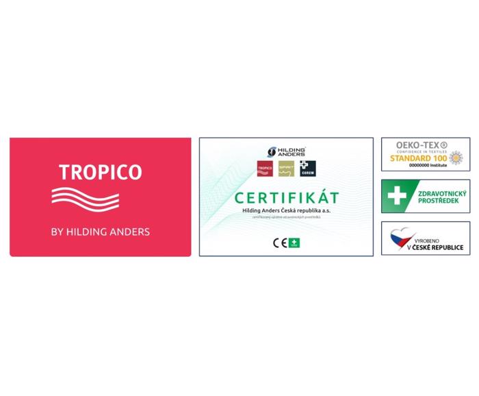 Fotogalerie Zdravotní matrace Tropico Swisslab Prestige Gel 80x200x24 cm – hybridní gelová pěna