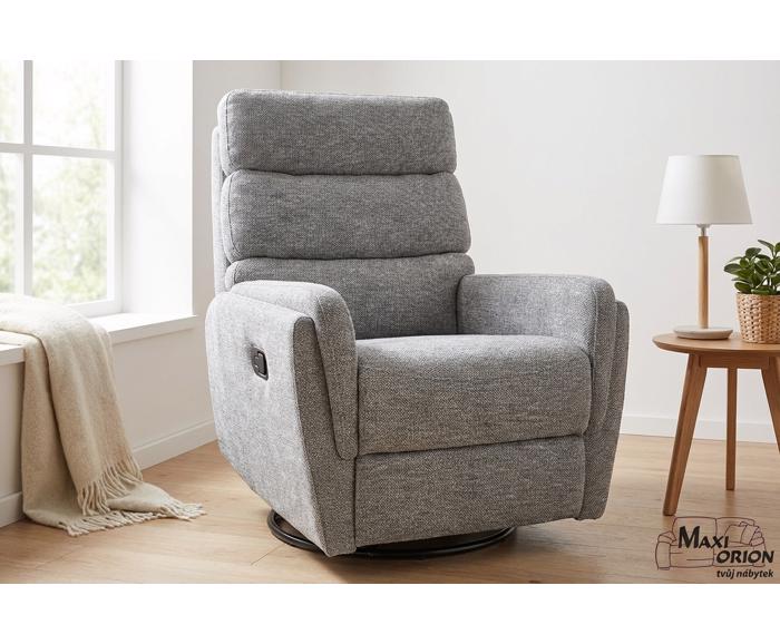 Ilustrační fotografie - Otočné a houpací křeslo s funkcí relax pro seniory - Raven 