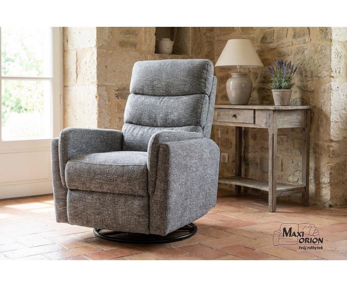 Ilustrační fotografie - Otočné a houpací křeslo s funkcí relax pro seniory - Raven 