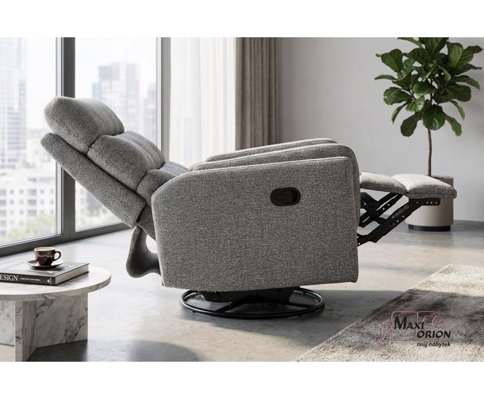 Ilustrační fotografie - Otočné a houpací křeslo s funkcí relax pro seniory - Raven 