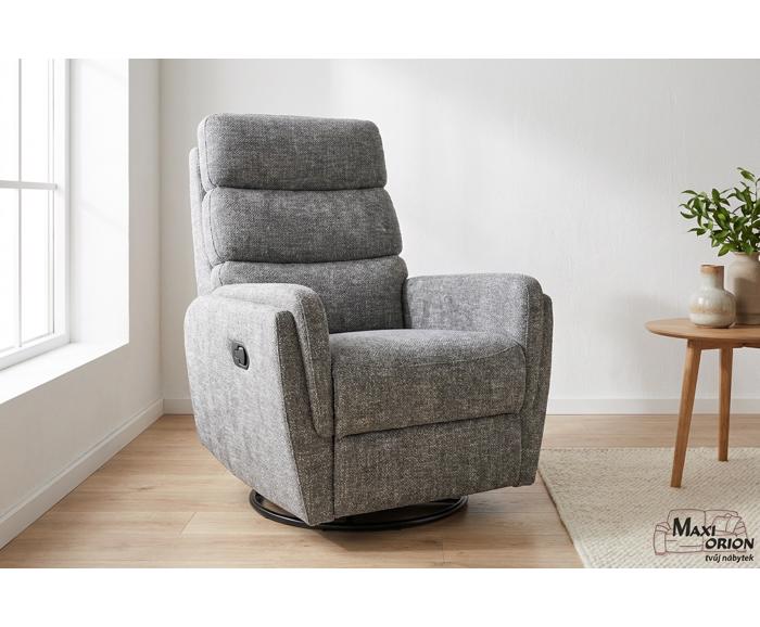 Ilustrační fotografie - Otočné a houpací křeslo s funkcí relax pro seniory - Raven 
