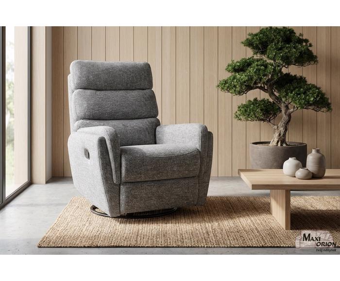 Ilustrační fotografie - Otočné a houpací křeslo s funkcí relax pro seniory - Raven 