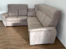 Fotogalerie Pohodlná rohová rozkládací sedačka Bára s úložným prostorem