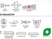 Fotogalerie Zdravotní matrace Tropico Enigma 20 - 80x200 cm