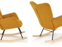 Fotogalerie Skandinávské houpací křeslo Vasco – hořčicová