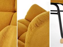 Fotogalerie Skandinávské houpací křeslo Vasco – hořčicová